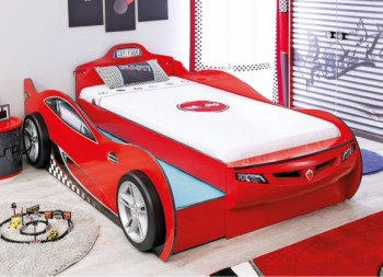 CARBED Кровать-машина Coupe с выдвижной кроватью Red 20.03.1306.00 в Садовом - sadovyj.mebel54.com | фото
