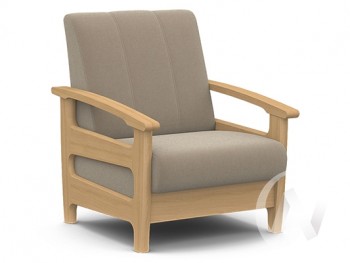 Кресло для отдыха Омега (бук лак/CATANIA LATTE) в Садовом - sadovyj.mebel54.com | фото