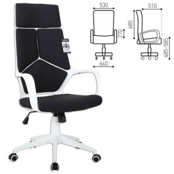 Кресло офисное BRABIX Prime EX-515 (черная ткань) в Садовом - sadovyj.mebel54.com | фото
