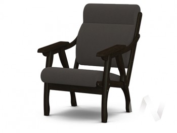 Кресло Вега-10 (венге лак/ULTRA GRAFIT) в Садовом - sadovyj.mebel54.com | фото