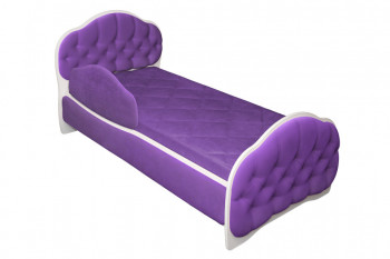 Кровать 180 Гармония 32 Фиолетовый (мягкий бортик) в Садовом - sadovyj.mebel54.com | фото