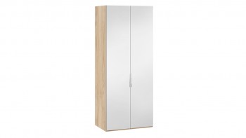 Шкаф для одежды с 2 зеркальными дверями «Эмбер» Яблоня Беллуно в Садовом - sadovyj.mebel54.com | фото